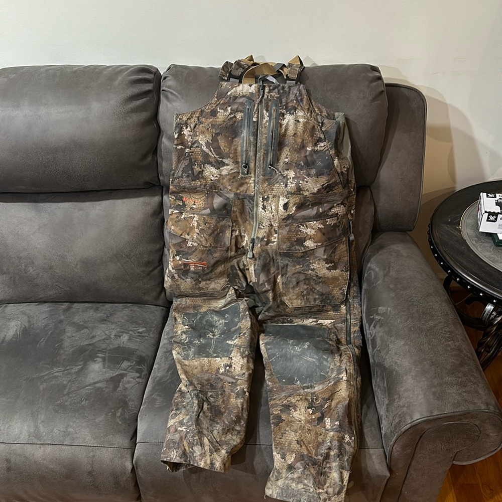 Sitka Hudson Bib Optifade Timber Mens Large